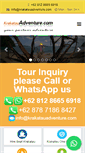 Mobile Screenshot of krakatauadventure.com