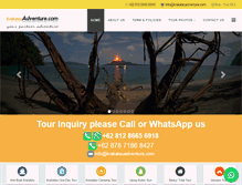Tablet Screenshot of krakatauadventure.com